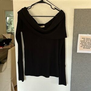 Free People Black off the shoulder top